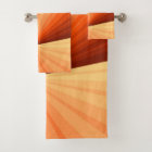 Moderne Abstrait Orange Rouge Vanille Graphique Fr