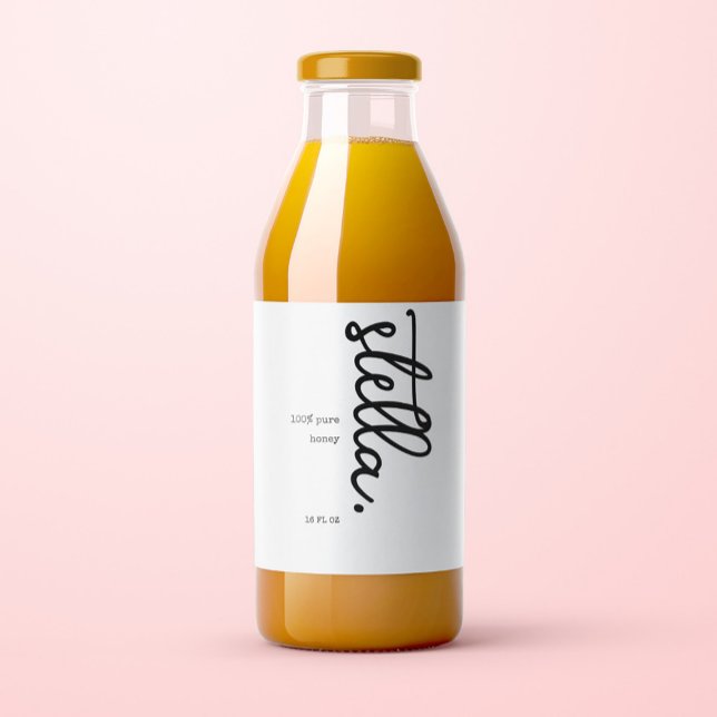 Moderne Ajouter votre marque Étiquette de produit (Créateur téléchargé)