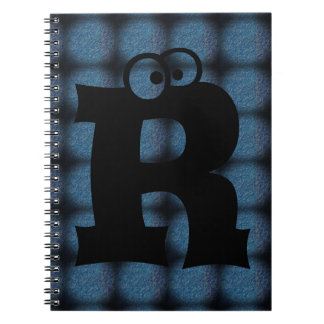 MODERNE BLEU CLAIR CUTE noir Carnet photo spirale