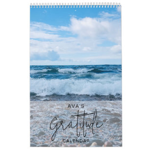 Moderne Blue Wave Photographie Calendrier de Grati