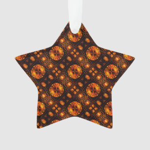 Moderne Bohème Élégant Motif D'art Abstrait Doré #