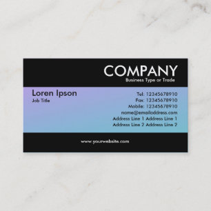 Moderne - Carte de visite de dégradé doux