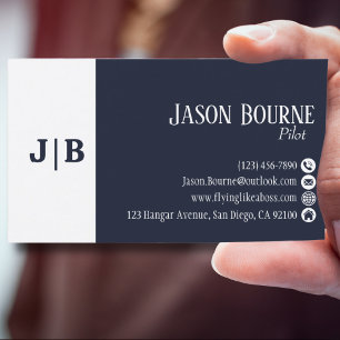 Moderne Carte de Visite Professionnelle Code QR Si