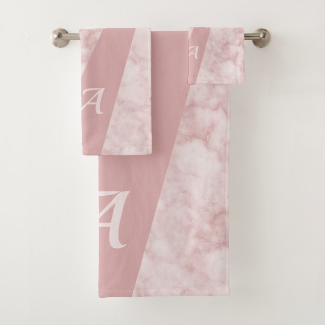 Moderne chic chic monogrammed initial tendance (En situation)