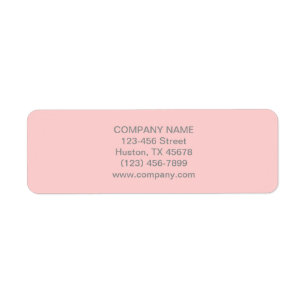 Moderne Chic minimaliste Cosmetologue rose vif