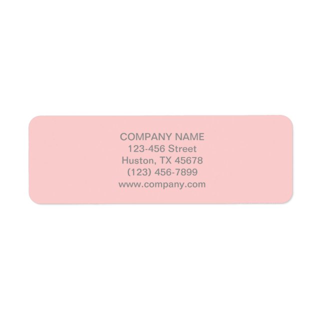 Moderne Chic minimaliste Cosmetologue rose vif (Devant)