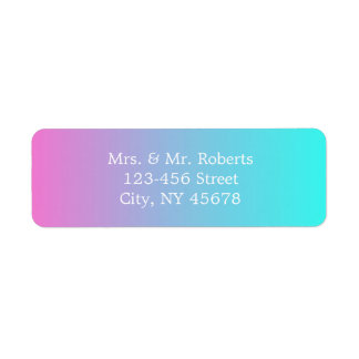 moderne chic rose printanier turquoise ombre maria