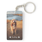 Moderne Coeurs mignons Personnalisé Deux Photo | B