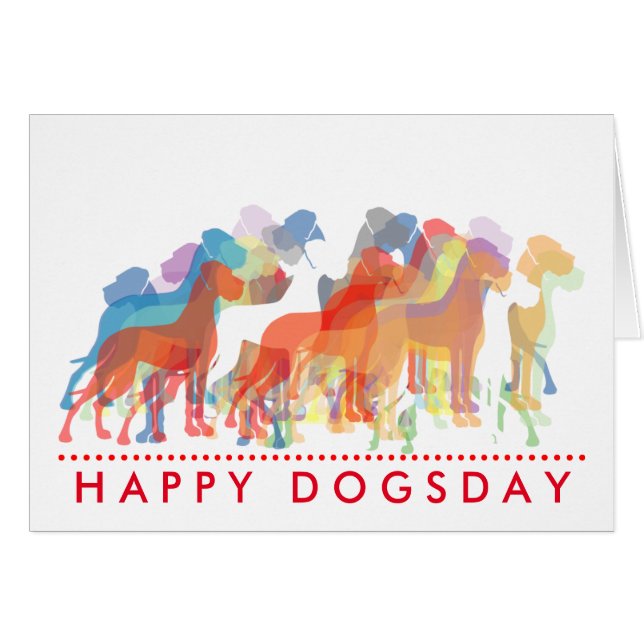 Moderne Dogge-Gruppe (Front Horizontal)