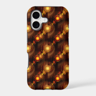 Moderne Élégant Bohème Doré Motif d'Art Abstrait #