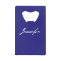 Moderne Elégant Cute Unique Deep Blue Calligraphie