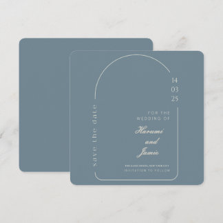 Moderne Élégant Enregistrer la carte Mariage Date