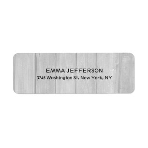 Moderne élégant professionnel tendance gris bois