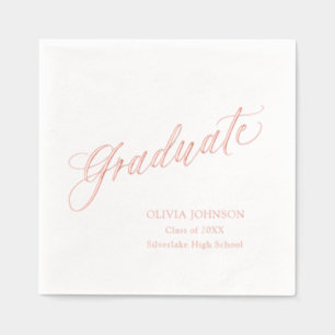 Moderne Élégant Script Diplômé Simple Graduation