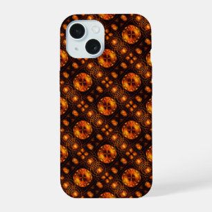 Moderne élégante bohème dorée motif d'art abstrait