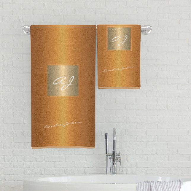Moderne élégante brûlée orange personnalisée (Créateur téléchargé)