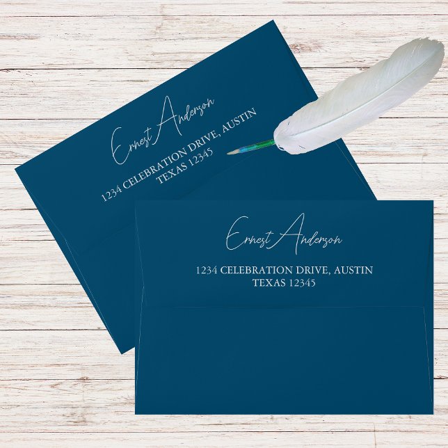 Moderne Élégante Enveloppe de graduation de script (Créateur téléchargé)