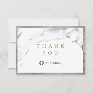 Moderne faux argent marbre luxe affaires merci