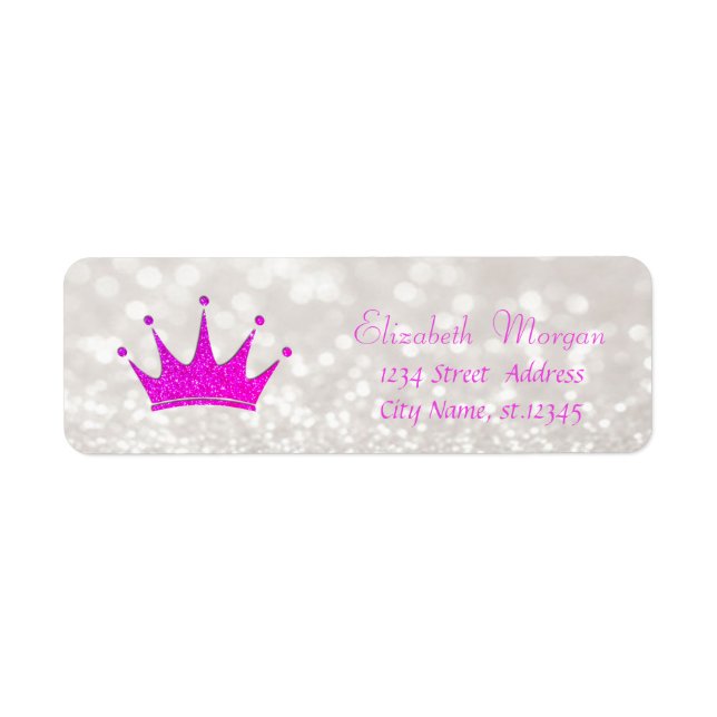 Moderne Girl Stylish Glittery Bokeh, Tiara (Devant)