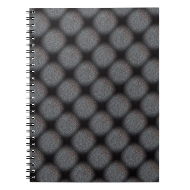 MODERNE GRAS NOIR CROYABLE Carnet photo spirale (Devant)