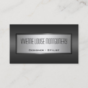 Moderne Gris Professional Designer Carte de visite