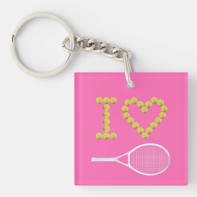 Moderne I Love Tennis Rose (Devant)