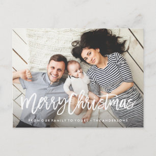 Moderne Joyeux Carte photo de vacances