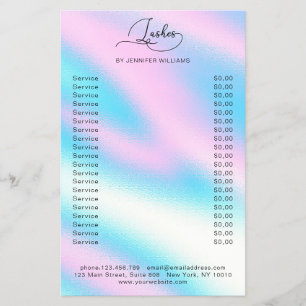 Moderne Lashes  Flyer