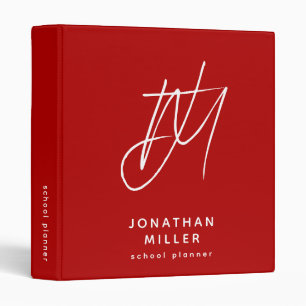 Moderne minimaliste Classeur planificateur de l'éc