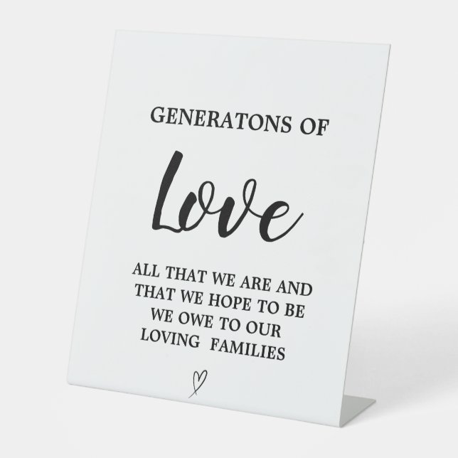 Moderne minimaliste Génération de l'amour signe ma (Recto)