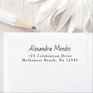 Moderne minimaliste simple élégant script