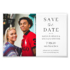 Moderne minimaliste simple mariage photo date de s