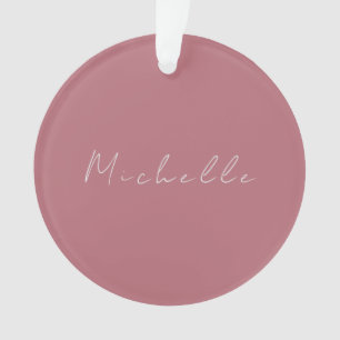 Moderne minimaliste tendance Rose manuscrit Or