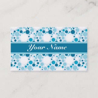 MODERNE MODERNE POLKA DOT MODÈLE DE CARTE D'AFFAIR