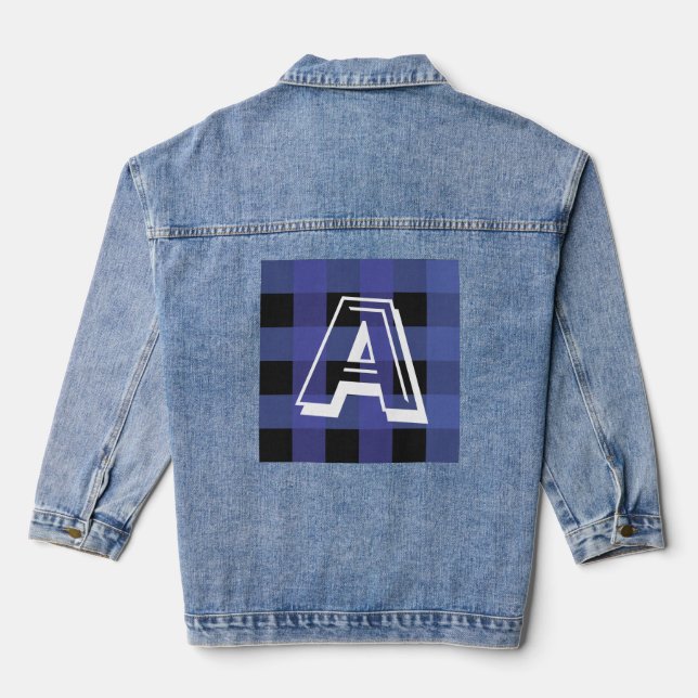 Moderne Monogramme Première veste de Denim personn (Verso)