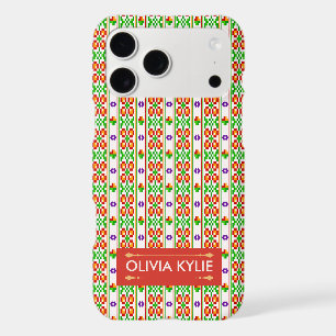 Moderne motif folklorique sans couture de broderie
