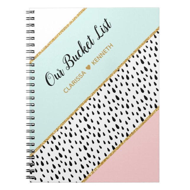 Moderne notre journal de souvenir de couples de (Devant)