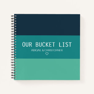 Moderne Notre Liste de Bucket Journal Couple Keeps
