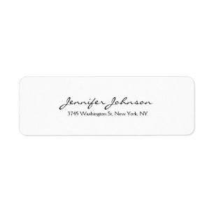Moderne Plain Professionnel tendance Noir & Blanc