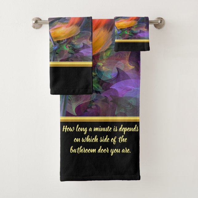 Moderne romantique avec un bain coloré en monogram (En situation)