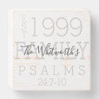 Moderne Rustique Personnalisé Écriture Familiale P