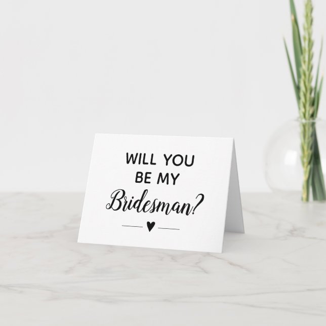 Moderne Serez-Vous Ma Carte De Proposition De Brid (Devant)