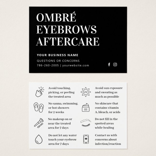 Moderne Simple Ombre Powder Brosse Conseils de soi (Devant & derrière)