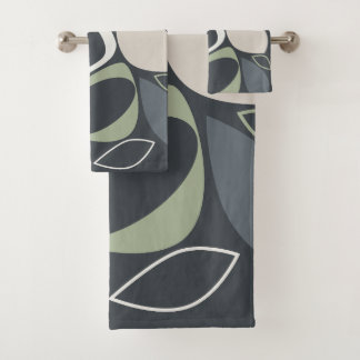 Moderne Style Gris Vert Sauge Abstrait