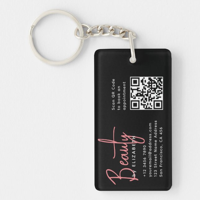 Moderne tendance chic beauté professionnel QR Code (Devant)