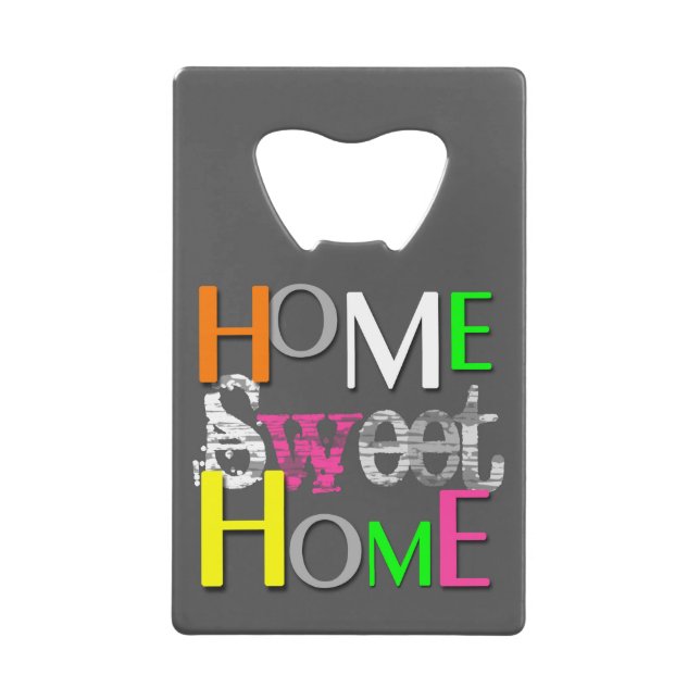 Moderne tendance Colorful Home Sweet Home (Devant)