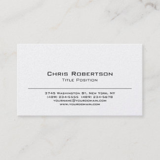 Moderne tendance minimaliste Carte de visite de ch