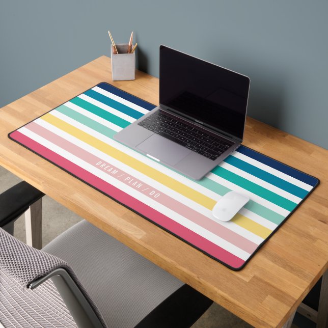 MODERNE TRENDY coloré pastel rayé motif (Bureau 2)