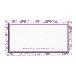 Moderne violet Floral Girly Beauté Boutique Websit