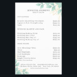 Moderner, Weiss-Grün Leafy Flyer<br><div class="desc">Moderner,  grüner Schicht in Weiß,  Grün. Bearbeiten Sie Ihr Produkt in wenigen Minuten durch Hinzufügen Ihrer Daten. Sie können den Schriftart/die Farbe/Position durch "weitere Personalisierung" ändern.</div>